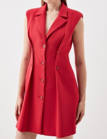 Rochie scurta Karen Millen, rosu