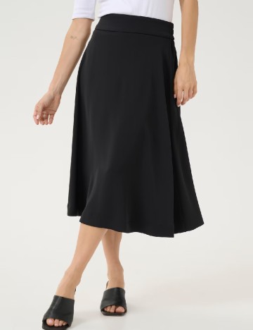 Fusta Kaffe, negru