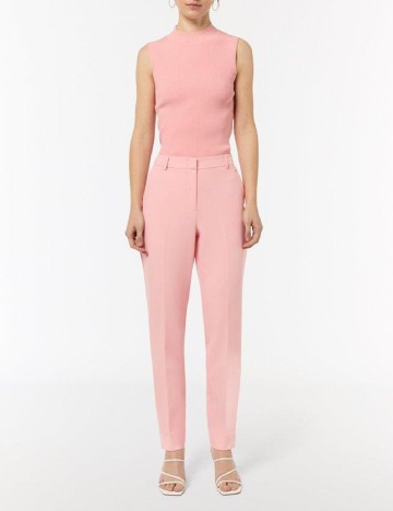 Pantaloni Comma, roz