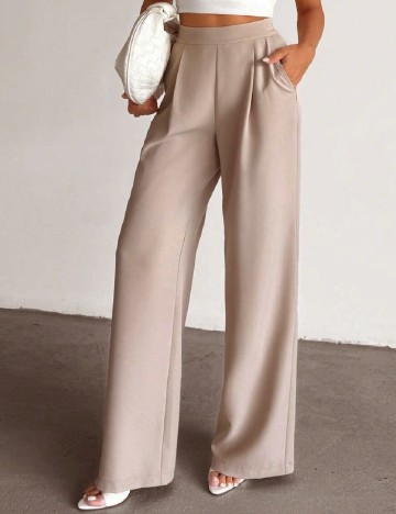 Pantaloni SHEIN, crem