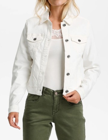 Jacheta Cream, alb