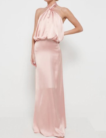 Rochie lunga Pretty Lavish, roz