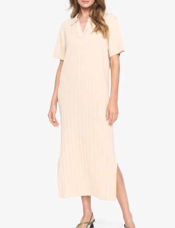 Rochie medie Saint Tropez, crem