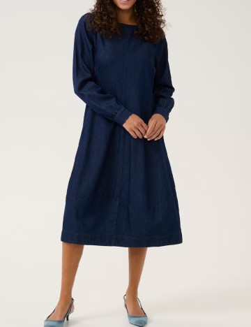 Rochie medie Culture, bleumarin
