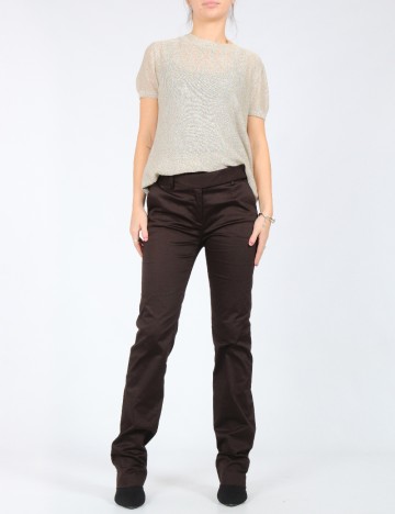 Pantaloni Zara, maro