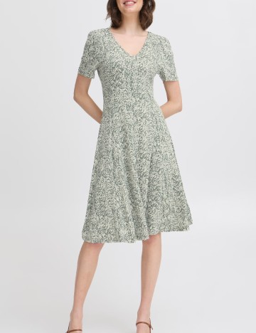 Rochie medie Fransa, verde