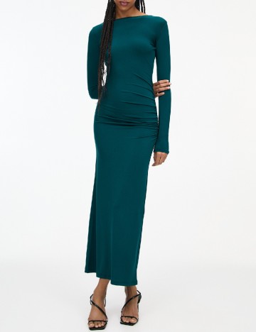 Rochie lunga Pull&Bear, verde