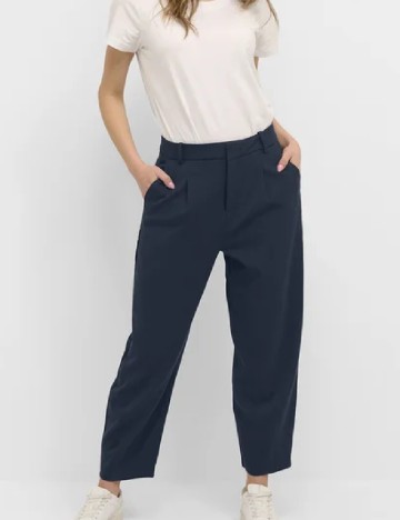 Pantaloni Kaffe, bleumarin