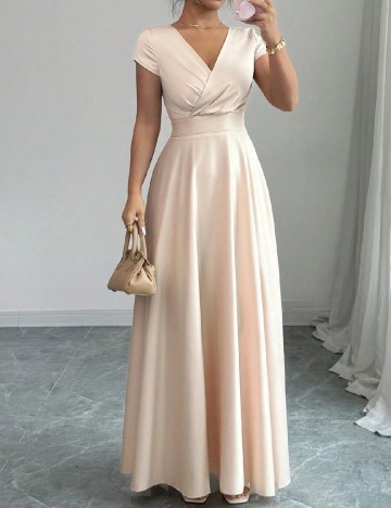 Rochie lunga SHEIN, bej