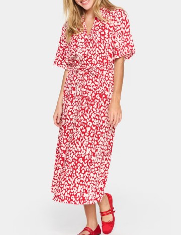 Rochie medie Saint Tropez, rosu