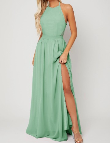 Rochie lunga SHEIN, verde