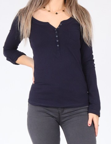 Bluza Bershka, bleumarin