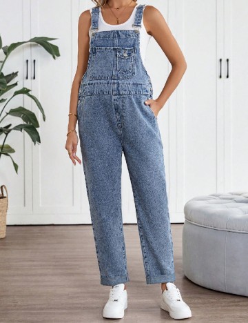 Salopeta SHEIN, albastru