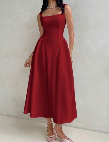 Rochie lunga SHEIN, rosu