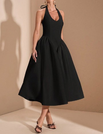 Rochie medie SHEIN, negru