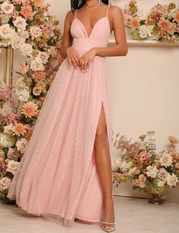 Rochie lunga SHEIN, roz