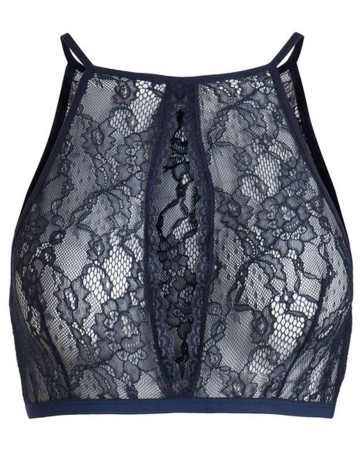 Bustiera Pieces, bleumarin, S