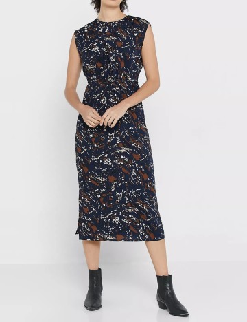 Rochie medie Noisy May, bleumarin, XL