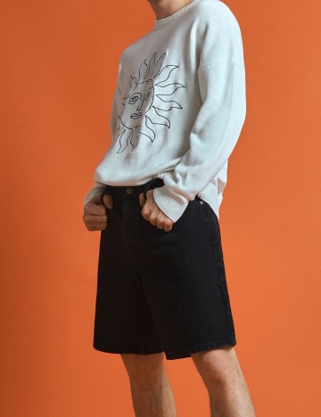 Pantaloni scurti Reserved, negru, 36