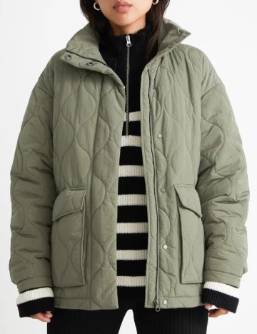 Geaca Oversize & other stories, verde