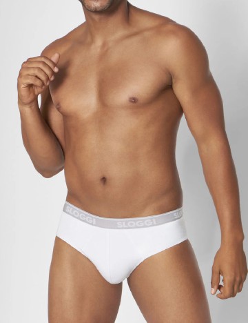 Set chiloti 2 perechi Sloggi by Triumph, alb