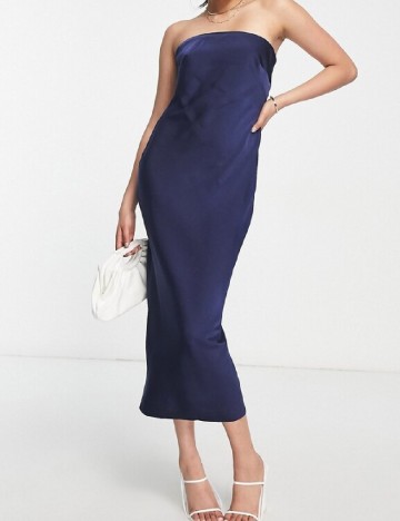 Rochie medie ASOS, bleumarin