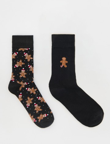 Set sosete 2 perechi Reserved, negru