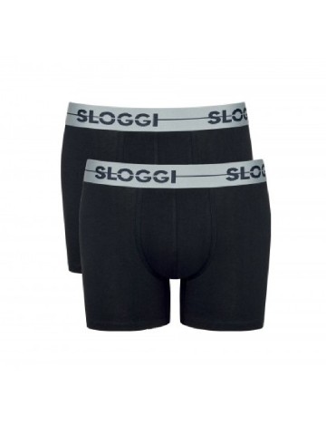 Set Boxeri 2 perechi Sloggi by Triumph, negru