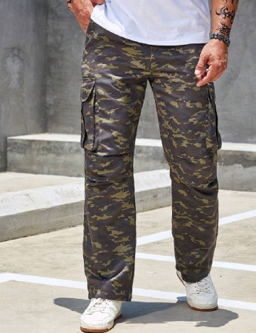 Pantaloni SHEIN, army