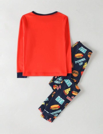 Pijamale Shein Kids, mix culori