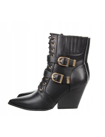 Botine Justfab, negru, 37,5 Negru