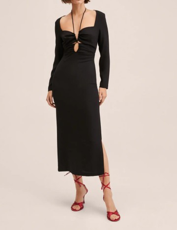 Rochie medie Mango, negru