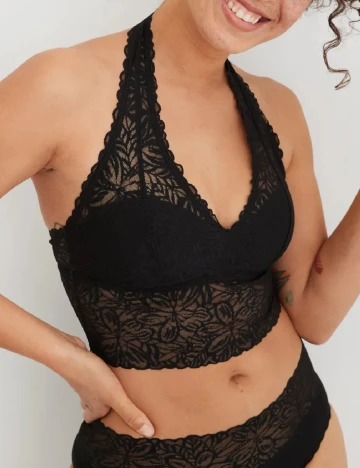 Bustiera Aerie, negru Negru