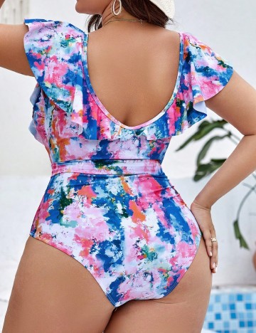 Costum de baie SHEIN CURVE, mix culori