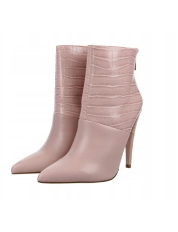 Botine Justfab, roz, 38