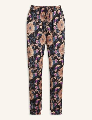 Pantaloni LOVE&DIVINE, floral, S