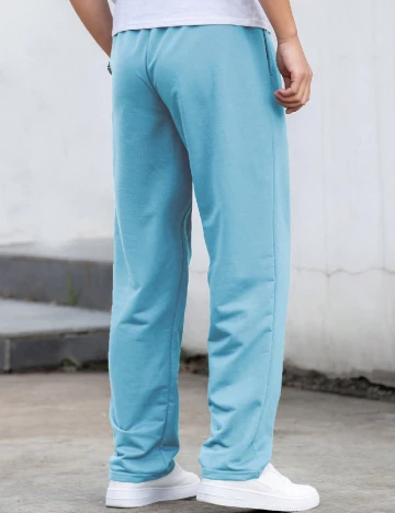 Pantaloni SHEIN, bleu Albastru