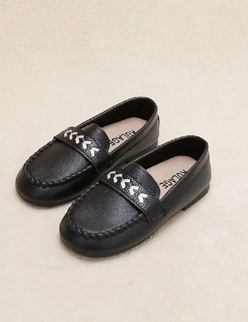 Mocasini Shein Kids, negru