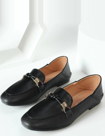 
						Mocasini SHEIN, negru