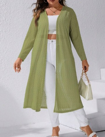 
						Cardigan SHEIN CURVE, verde