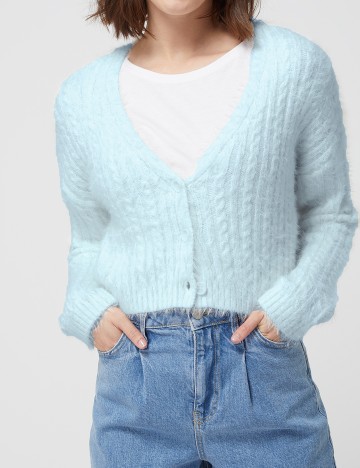 
						Cardigan Q/S, bleu, L