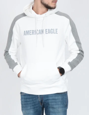 Hanorac American Eagle, alb Alb