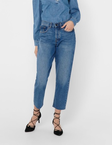 
						Blugi Jacqueline de Yong, albastru denim, 34