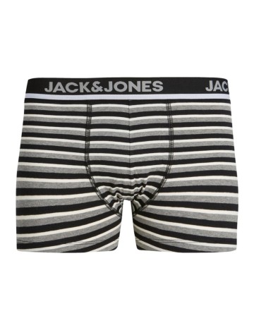 
						Boxeri Jack&Jones, alb/negru