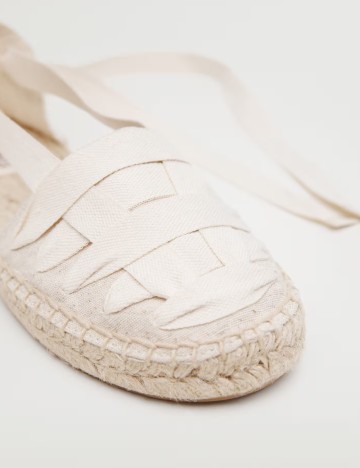 Espadrile Mango Kids, crem