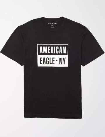 
						Tricou American Eagle, negru