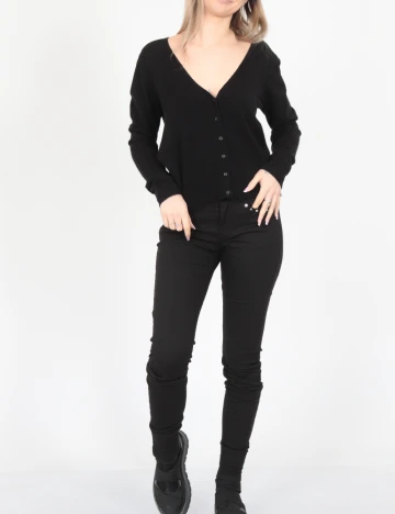 Cardigan s.Oliver, negru Negru