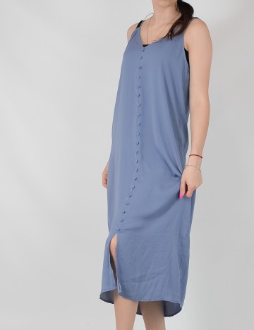 Rochie medie Vila, albastru, 38