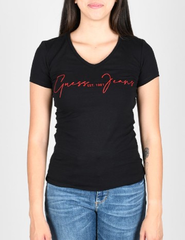 
						Tricou Guess, negru