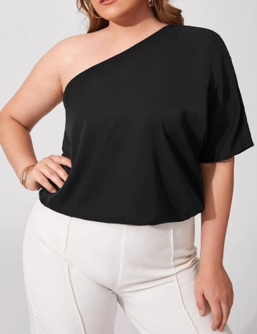 
						Bluza SHEIN CURVE, negru, 2XL